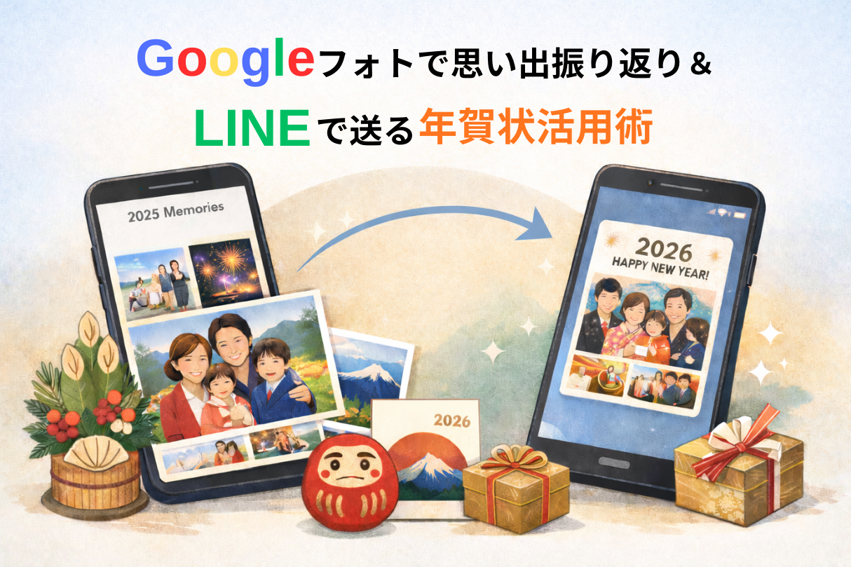 Googleフォトで2025年の思い出を振り返りませんか?