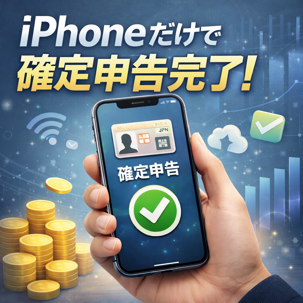 確定申告がもっと簡単に|iPhoneだけで完結する新制度をわかりやすく解説